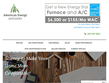 Tablet Screenshot of aeadvisor.com